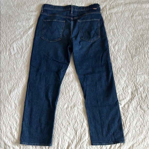 MOTHER Blue Straight Leg Jeans Classic Style - Picture 5 of 16